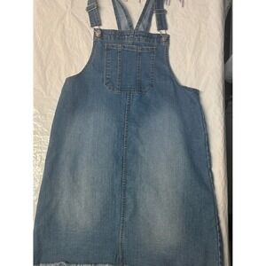 Jordache XXL denim overall dress